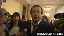 Лидер блока «Царукян» Гагик Царукян в парламенте в день первого заседания Национального собрания 6-го созыва, Ереван, 18 мая 2017 г.