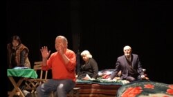 Одна из последних репетиций спектакля "Лавина"