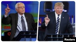 دونالد ترامپ و برنی سندرز