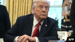 Прэзыдэнт ЗША Дональд Трамп. Вашынгтон, 17 красавіка 2025 году