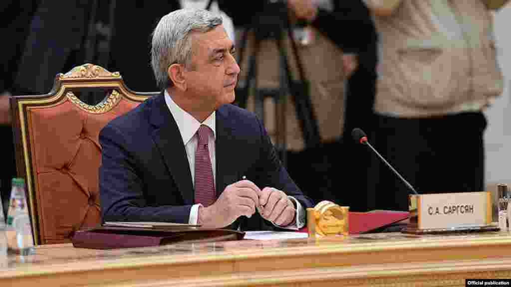 Президент Армении&nbsp;Серж Саргсян.&nbsp; 