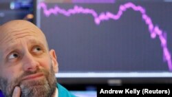 Реакція трейдера на ситуацію на Нью-Йоркській фондовій біржі, 11 березня 2020 року