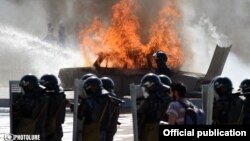 На командно-штабных учениях Полиции Армении в Арзни, 13 сентября 2014 г.