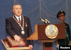 Церемония инаугурации Нурсултана Назарбаева. 20 января 1999 года