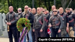 Европейские поклонники российского мотоклуба «Ночные волки» в Праге, 6 мая 2025 года/