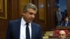 Премьер-министр Армении Карен Карапетян во время правительственного часа в парламенте, Ереван, 14 сентября 2016 г.