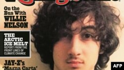 Джохар Царнаевтың Rolling Stone журналында жарияланған суреті. АҚШ, тамыз, 2013 жыл.
