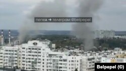 Кадри після удару по ТЕЦ «Луч» у Бєлгороді, 6 жовтня 2025 року