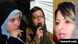 تعدادی از زنان بازداشت شده