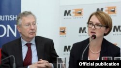 Посол Германии Райнер Морел и посол Великобритании Кэтрин Лич