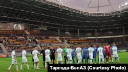 На «Барысаў Арэне» ў якасьці гульца