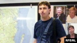 RFE/RL's Ihar Karney in 2009