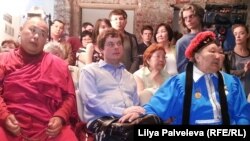 На открытии выставки "Репрессированный буддизм"