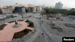 "Чистартылган" Таксим мәйданы. 16 июнь 2013 