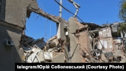 Наступствы аднаго з ранейшых удараў расейскіх войскаў па Херсоне. Ілюстрацыйнае фота