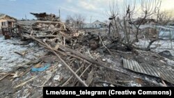 Миколаївка після російських атак на Донеччині. Фото ілюстративне