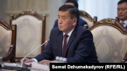 Сооронбай Жээнбеков на встрече с Ли Кецян