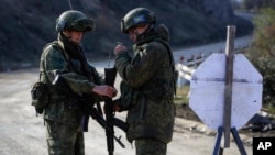 Российские миротворцы в Нагорном Карабахе