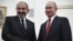 Премьер Армении Никол Пашинян (слева) и президент России Владимир Путин (архив)