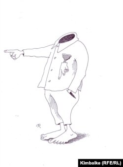 Эрдиги да, эси да жок, ордени бар эргул. Кимбайке (Т.Карыкеев) тарткан азил сүрөт. 05.07.2011.