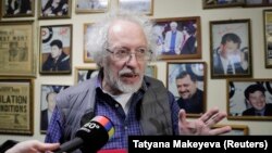 "Эхо Москвы" радиосунун башкы редактору Алексей Венедиктов.