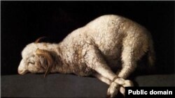 «Агнец Божий» Франсиско де Сурбарана, Музей Прадо, Мадрид