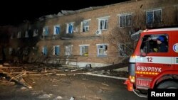 «Վելիկի Բուռլուկ» քաղաքացիական հիվանդանոցի շենքը հարվածից հետո, 1-ը փետրվարի, 2024թ․