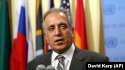 U.S. special envoy on Afghanistan Zalmay Khalilzad