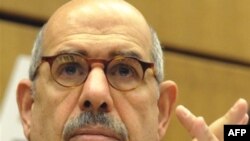 آقای برادعی در گزارش اخیر گفته بود نمی تواند صلح آمیز بودن برنامه اتمی ایران را تایید کند.(عکس: AFP)