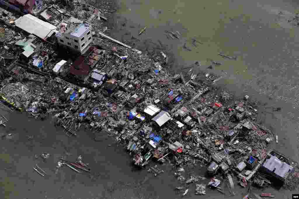 Последствия тайфуна в провинции Самар