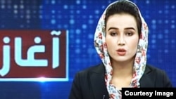 Ariana News female anchor Mina Khairi, who was killed in a Kabul blast on June 3.