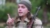 An undated screen grab shows Bosnian Jasmin Keserovic when he was in Syria