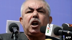 Afghanistan's Vice President Abdul Rahid Dostum (file photo)