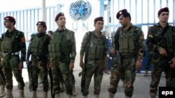 Курдські солдати на варті, Ербіль, 4 серпня 2014 року