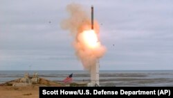 Кошмо Штаттары 18-августта сынаган канаттуу ракетасы