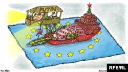 Політична карикатура художника Олексія Кустовського