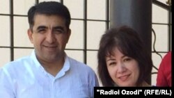 Абдумалик Саломов с супругой 
