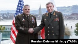 ԱՄՆ և Ռուսաստանի ԶՈՒ ԳՇ պետեր Մարկ Միլի և Վալերի Գերասիմով, արխիվ