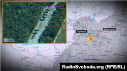 Танки бойовиків в районі окупованої Горлівки