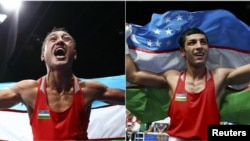 52 килограмм салмакта алтын байге уткан өзбекстандык Шахобидин Зоиров. 21-август, 2016-ж.