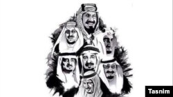 تصویری که به گفته خبرگزاری تسنیم هکرها بر صفحات هک‌شده منتشر کرده‌اند