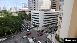 Задръствания в Хонолулу, Хавай, след обявената заповед за евакуация