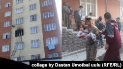 Өрт Ош шаарындагы Алай көчөсүнүн 35-көп кабаттуу үйүнүн 4-кабатынан чыккан.