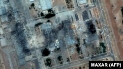 تصویر ماهواره‌ای شرکت مکسار از سایت اصفهان، کمتر از ۲۴ ساعت پس حمله ایالات متحده