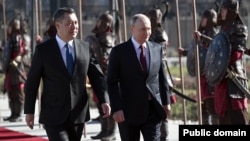 Садыр Жапаров жана Владимир Путин. Бишкек. 26-ноябрь, 2025-жыл.