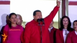 Chavez Celebrates Re-election Victory