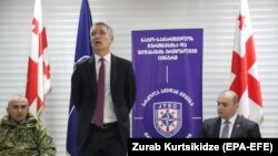 ՆԱՏՕ-ի գլխավոր քարտուղար Յենս Ստոլտենբերգը Վրաստանում, 25-ը մարտի 2019 թ.