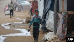 عکس خبرگزاری فرانسه از اردوگاه نصیرات، جمعه ۳۰ آذر