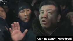 Алмамбет Шыкмаматов после допроса.