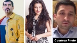 Парвиз Назаров, Мави Масаби, Манучехр Кудратов. Фотографии из Фейсбука 